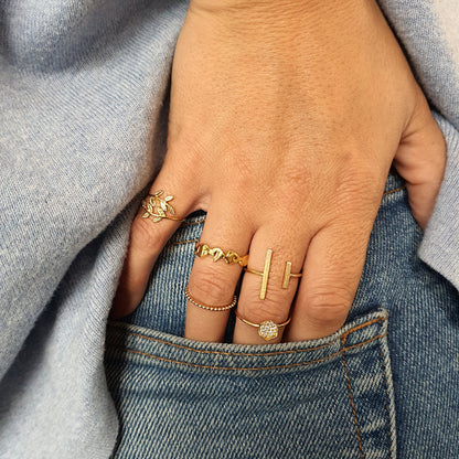 Bague Laurier - Or