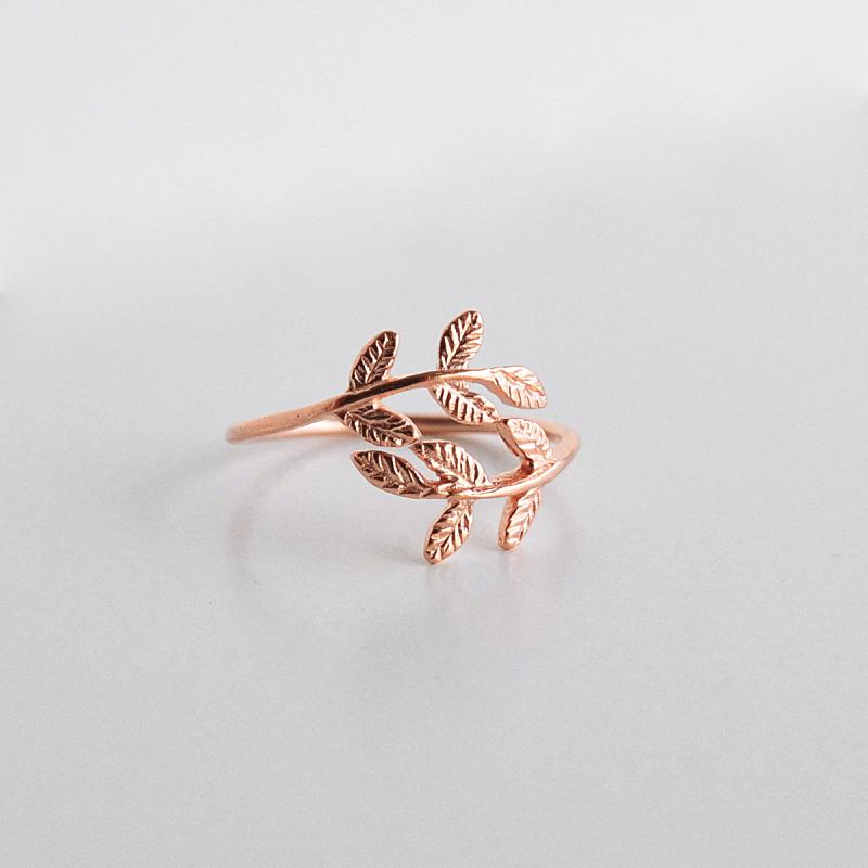 Bague Laurier - Or Rose
