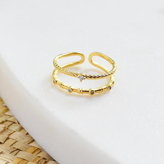 Bague Gemma - Argent 925 - Or