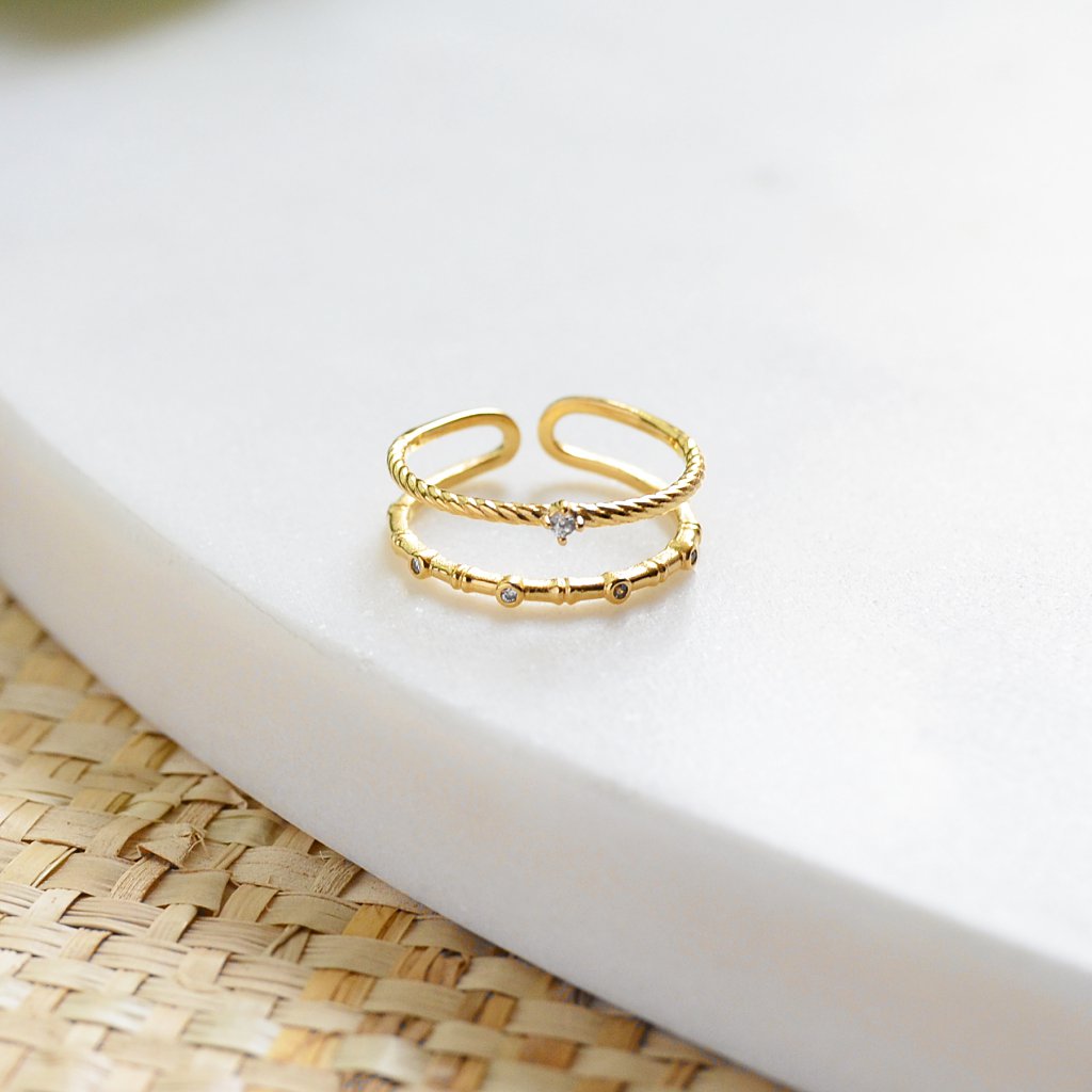 Bague Gemma - Argent 925 - Or