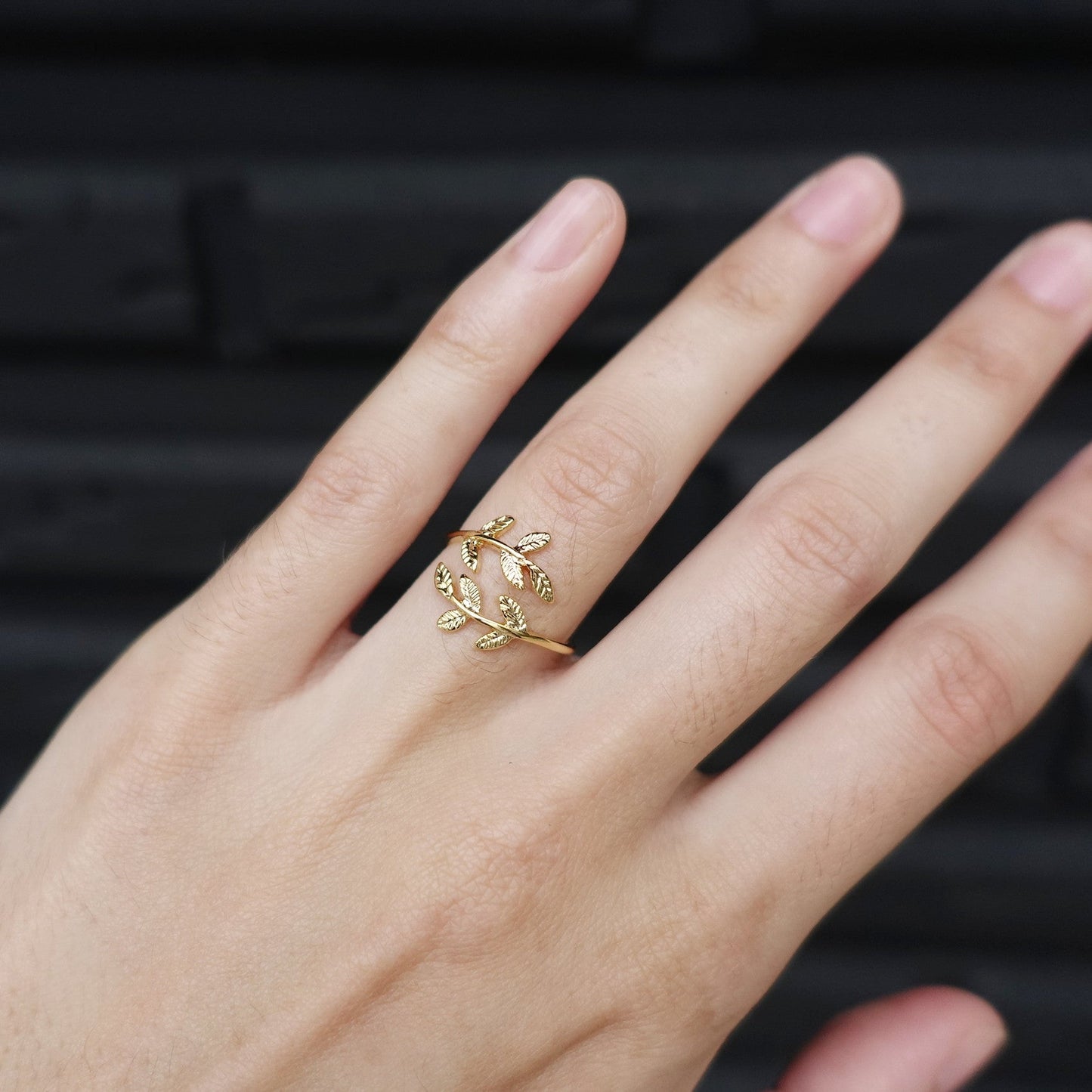 Bague Laurier - Or